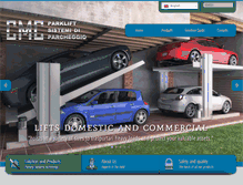 Tablet Screenshot of cmcparklift.com